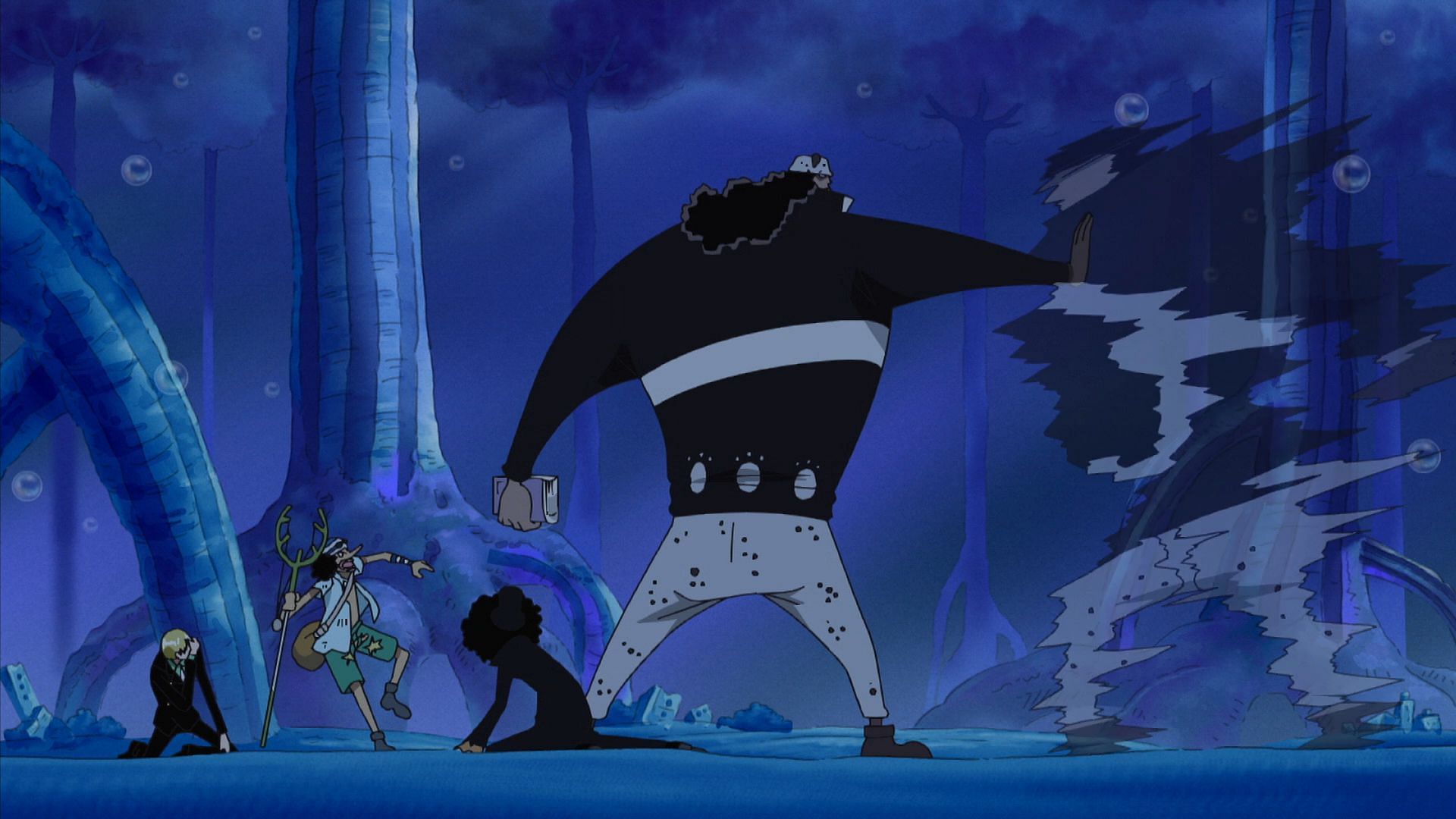 One Piece episode 1130 teases explaining the origin of Kuma's Devil Fruit powers (Image via Toei Animation)